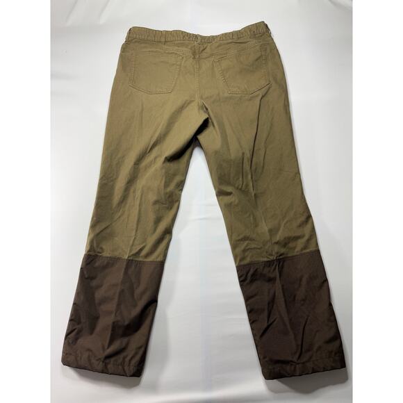 Cabela's Men's Classic Fit Straight Leg Brown Canvas Denim Jeans - Size 40x32 - Picture 2 of 8